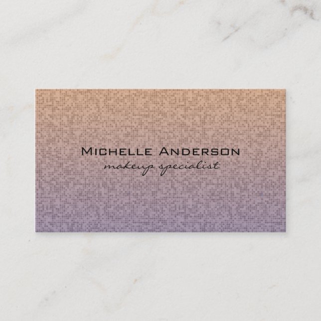 Carte De Visite Carreaux minimalistes (Devant)