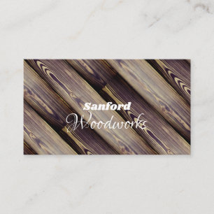 Carte De Visite Carrelage en bois