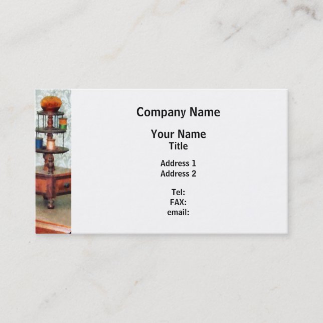 Carte De Visite Carrousel de fil (Devant)