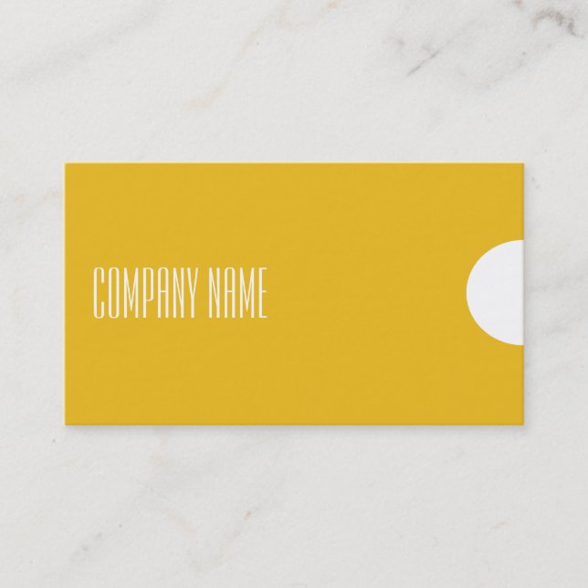 Carte De Visite Carte-or moderne et professionnel simple (Devant)