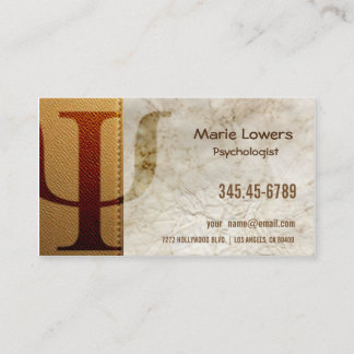 Carte De Visite carte visite psychologue