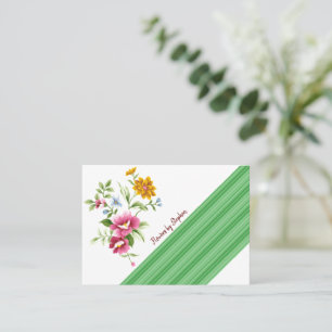 Carte de visite, Cartes de visite fleuristes