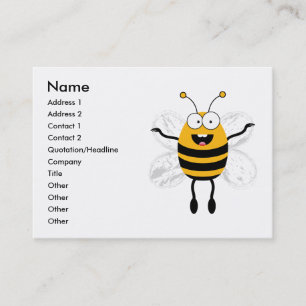Carte De Visite Cartoon Bee