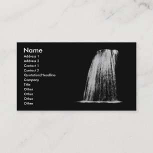 Carte De Visite Cascade  