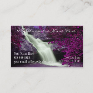 Carte De Visite Cascade pourpre