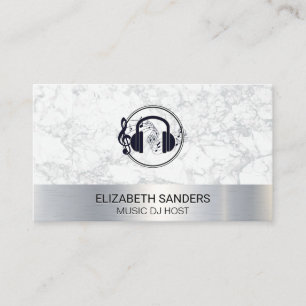 Carte De Visite Casque   Hôte Podcast