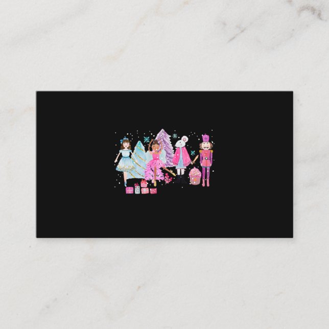 Carte De Visite Casse-Noisette Ballet Rose Plum Fairy Vi (Devant)