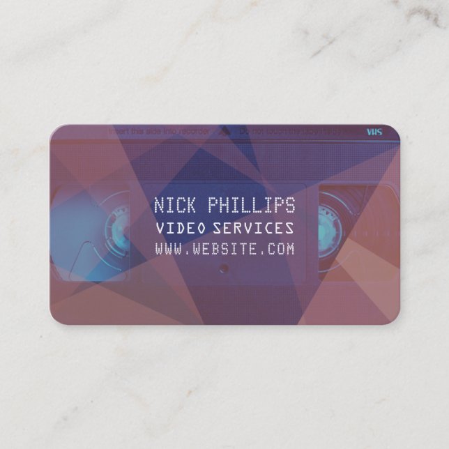 Carte De Visite Cassette de VHS dans l'art moderne (Devant)