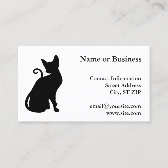 Carte De Visite Cat (Devant)