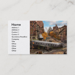 Carte De Visite Catastrophe - New York, NY - Pas de virage gauche 