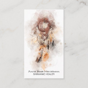 Carte De Visite *~* Catcher de rêve chamanique sacré - Shaman tr