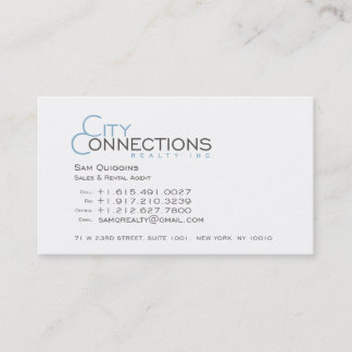 Carte De Visite ccrny_back_single_quiggins
