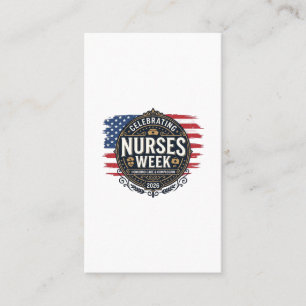 Carte De Visite Célébration de la Semaine des infirmières 2026 Pat