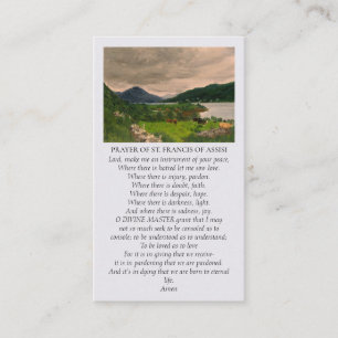 Carte De Visite Célébration de la vie Bleu Vert Rose Orange