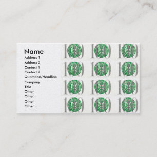 Carte De Visite Cent billet d'un dollar