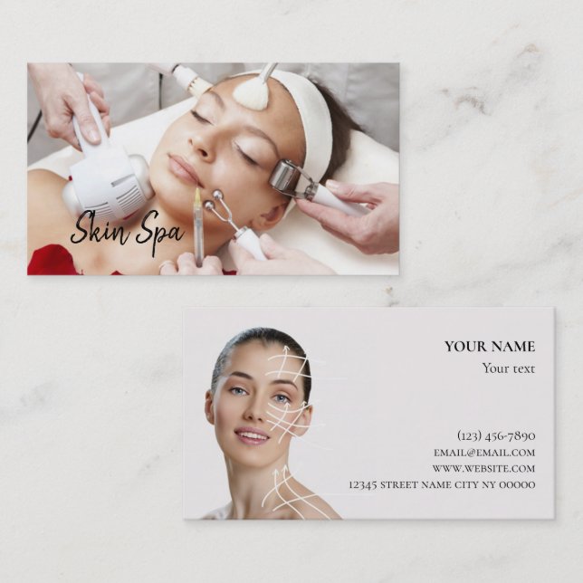 Carte De Visite Centre de chirurgie et de rajeunissement en plasti (Devant / Derrière)