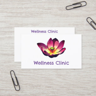Carte De Visite Centre de clinique de bien-être Pilates Yoga Gym D