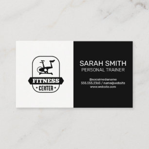 Carte De Visite Centre de remise en forme Spin Bike Icon