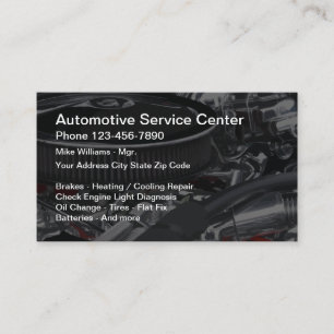 Carte De Visite Centre de services automobile