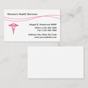 Carte De Visite Centre médical de santé pour femmes
