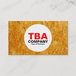 Carte De Visite Cercle - Bois 03