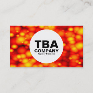 Carte De Visite Cercle - Bulles en fusion 02