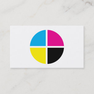 Carte De Visite cercle cmyk