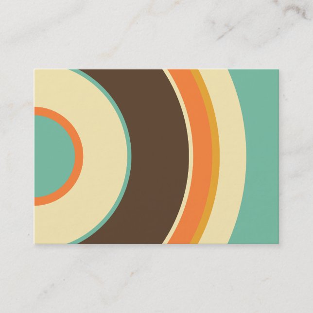 Carte De Visite Cercle coloré 02 (Devant)