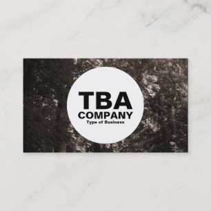 Carte De Visite Cercle - Dans les arbres