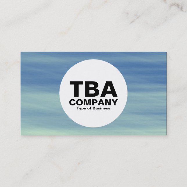 Carte De Visite Cercle - Jet Stream (Devant)