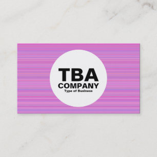 Carte De Visite Cercle - Lignes