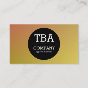 Carte De Visite Cercle noir v2 - Transition couleur 02