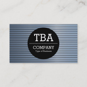 Carte De Visite Cercle noir v2 - Tubes Chrome