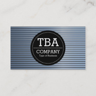 Carte De Visite Cercle noir v3 - Tubes Chrome