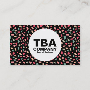 Carte De Visite Cercle - Shards - Couleurs 01