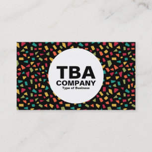 Carte De Visite Cercle - Shards - Couleurs 02