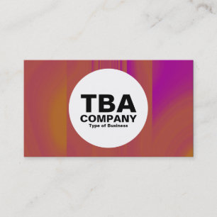 Carte De Visite Cercle - Texture Abstraite