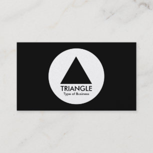 Carte De Visite Cercle - Triangle - Noir (Or)