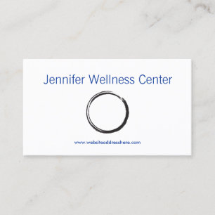 Carte De Visite Cercle zen simple