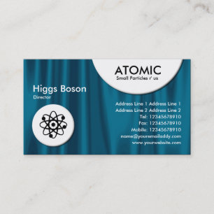Carte De Visite Cercles atomiques - Draperie 01