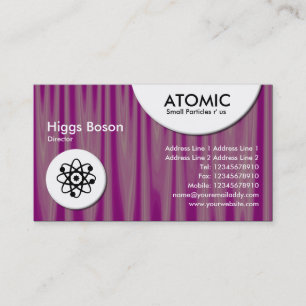 Carte De Visite Cercles atomiques - Draperie 06
