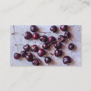 Carte De Visite Cerises