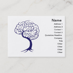 Carte De Visite Cerveau d'arbre