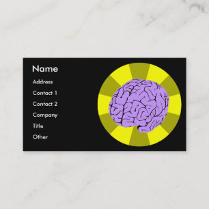 Carte De Visite Cerveau futé