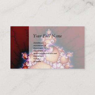 Carte De Visite C'Est Le Point - L'Art Fractal