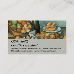 Carte De Visite Cezanne Panier Pommes Impressionnisme Art