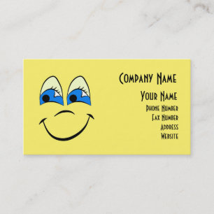 Carte De Visite Chaîne heureuse de visage