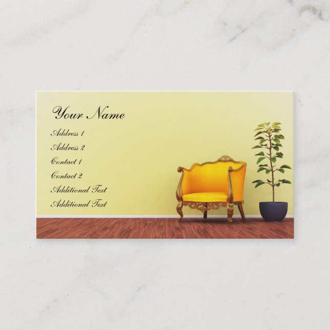 Carte De Visite Chaise (Devant)