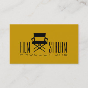 Carte De Visite Chaise de réalisateur de film moderne Producteur d