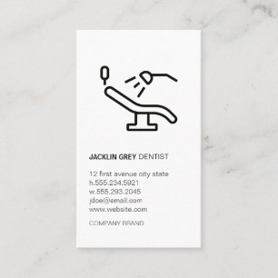 Carte De Visite Chaise dentiste
